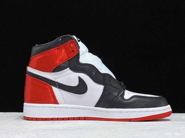 Kick Theory CD0461-016 High Retro Jordan Black 1 Toe Air Satin 0804